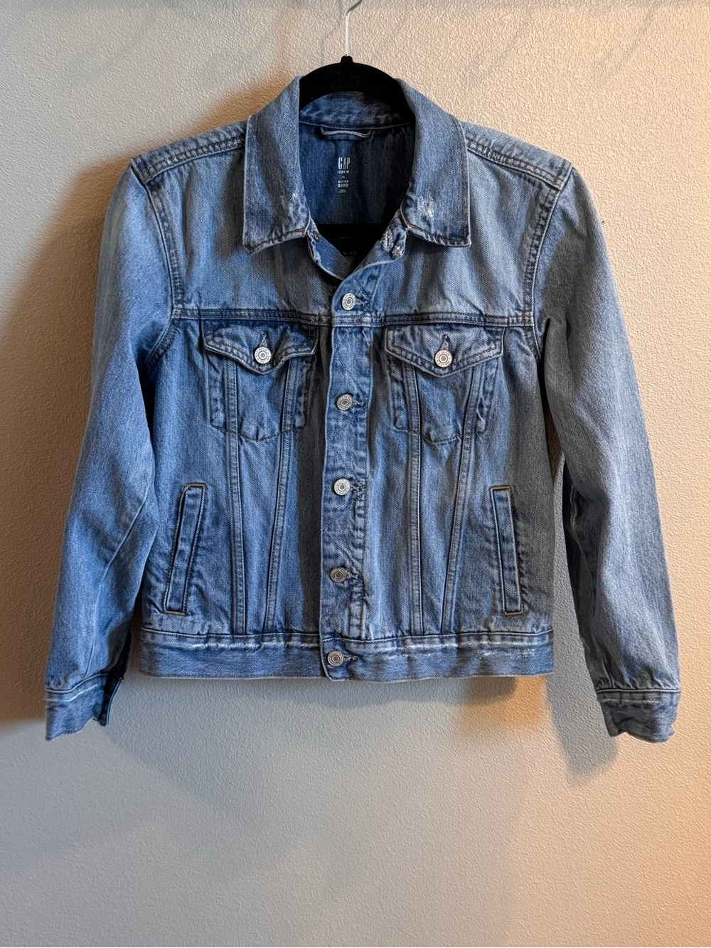 GAP Kids Blue Denim Trucker Jacket